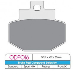 Спирачна накладка ODP organic DP BRAKES ODP016