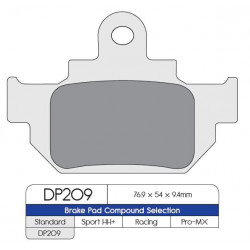 Спирачна накладка стандартна спечена DP BRAKES DP209