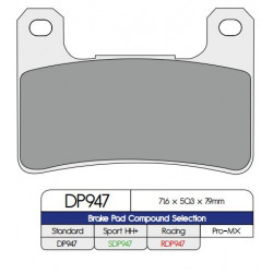 Спирачна накладка DP sintered replacement street touring off-road/ATV DP BRAKES DP947
