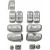 Комплект капачки за превключватели (хром) DRAG SPECIALTIES H18-0350CO-C thumb