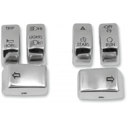Комплект капачки за превключватели хром DRAG SPECIALTIES H07-0340CO-C