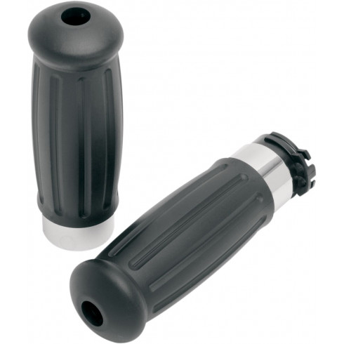Ръкохватки vintage chrome/rubber DRAG SPECIALTIES 17-0558 Ръкохватки vintage chrome/rubber DRAG SPECIALTIES 17-0558