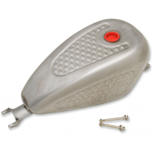 Резервоар за гориво custom 3 gallon diamond pattern raw DRAG SPECIALTIES 63585D Резервоар за гориво custom 3 gallon diamond pattern raw DRAG SPECIALTIES 63585D
