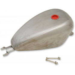 Резервоар за гориво custom 3 gallon peanut-style raw DRAG SPECIALTIES 63585