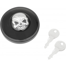 Капачка за резервоар screw-in locking skull vented black DRAG SPECIALTIES 03-0320ABS-A