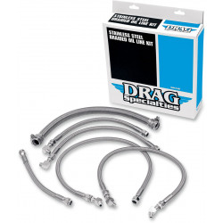 Комплект за маслена линия от неръждаема стомана DRAG SPECIALTIES 606000