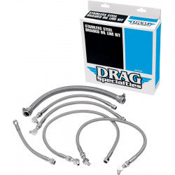 Комплект за маслена линия от неръждаема стомана DRAG SPECIALTIES 606001