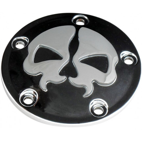 Капак за точки 5-дупки split skull черен DRAG SPECIALTIES 78040B Капак за точки 5-дупки split skull черен DRAG SPECIALTIES 78040B