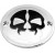 Капак точки 2-дупки split skull chrome DRAG SPECIALTIES 78041 Капак точки 2-дупки split skull chrome DRAG SPECIALTIES 78041 thumb