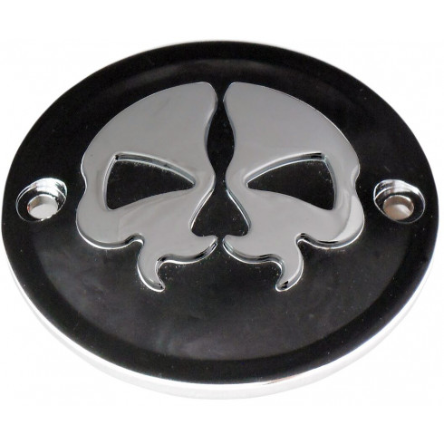 Капак за точки 2-дупков split skull черен DRAG SPECIALTIES 78041B Капак за точки 2-дупков split skull черен DRAG SPECIALTIES 78041B