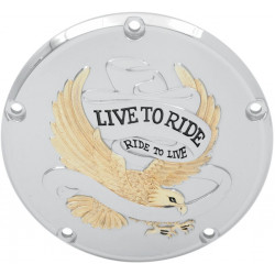 Капак на съединител live to ride gold 5-hole DRAG SPECIALTIES 33-0065GA Капак на съединител live to ride gold 5-hole DRAG SPECIALTIES 33-0065GA