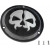 Капак derby split skull 3-hole black DRAG SPECIALTIES 78045B Капак derby split skull 3-hole black DRAG SPECIALTIES 78045B thumb