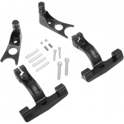Комплект за монтаж на подложки за крака на пътника черен SOFTAIL 00-07 DRAG SPECIALTIES P17-0411B