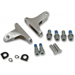 Комплект за монтаж на къса пасажерска степенка хром DRAG SPECIALTIES 77825S4