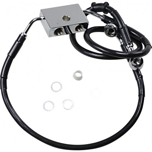 Предна спирачна линия XL BK +6 DRAG SPECIALTIES 614743-6BLK Предна спирачна линия XL BK +6 DRAG SPECIALTIES 614743-6BLK