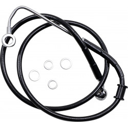 Спирачен маркуч 15-17SFTL черен+10 DRAG SPECIALTIES 618300-10BLK
