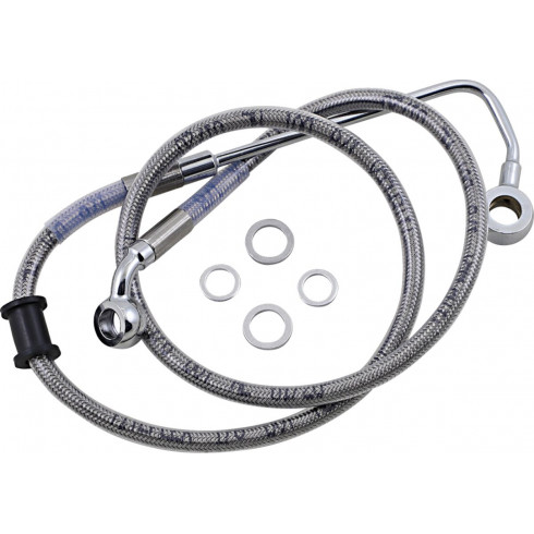 Спирачен маркуч BRK LINE 15-17SFTL SS +4 DRAG SPECIALTIES 618302-4 Спирачен маркуч BRK LINE 15-17SFTL SS +4 DRAG SPECIALTIES 618302-4
