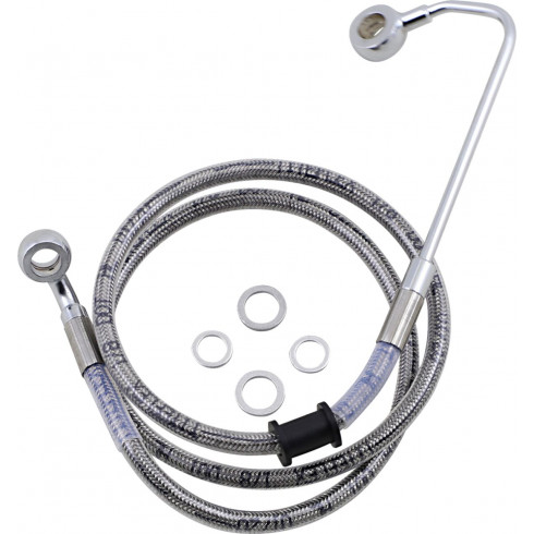 Спирачен маркуч BRK LINE 15-17SFTL SS +8 DRAG SPECIALTIES 618302-8 Спирачен маркуч BRK LINE 15-17SFTL SS +8 DRAG SPECIALTIES 618302-8