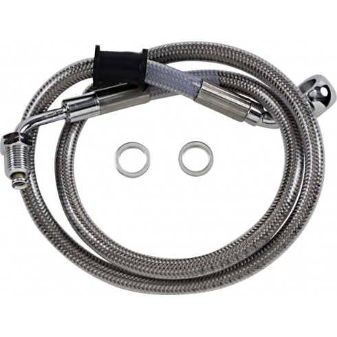 Спирачен маркуч LINE BRK 18- SFTL SS +4 DRAG SPECIALTIES 618604-4 Спирачен маркуч LINE BRK 18- SFTL SS +4 DRAG SPECIALTIES 618604-4
