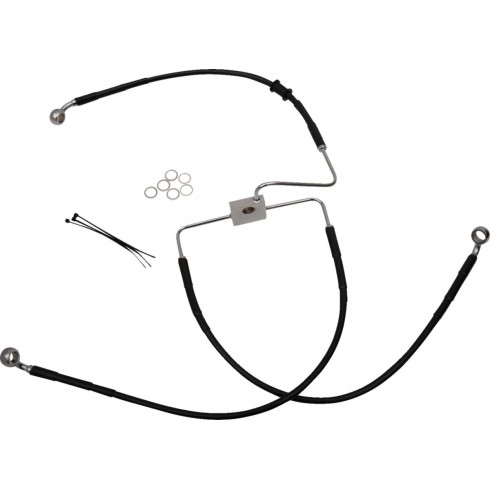 Спирачен маркуч 16-XL1200CX черен DRAG SPECIALTIES 618566-BLK Спирачен маркуч 16-XL1200CX черен DRAG SPECIALTIES 618566-BLK