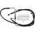 Спирачен маркуч 16-XL1200CX BL+8 DRAG SPECIALTIES 618566-8BLK thumb