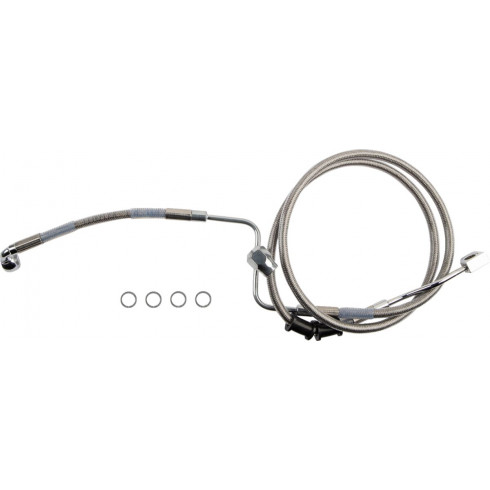 Спирачен маркуч RR ABS SS DRAG SPECIALTIES 618598 Спирачен маркуч RR ABS SS DRAG SPECIALTIES 618598