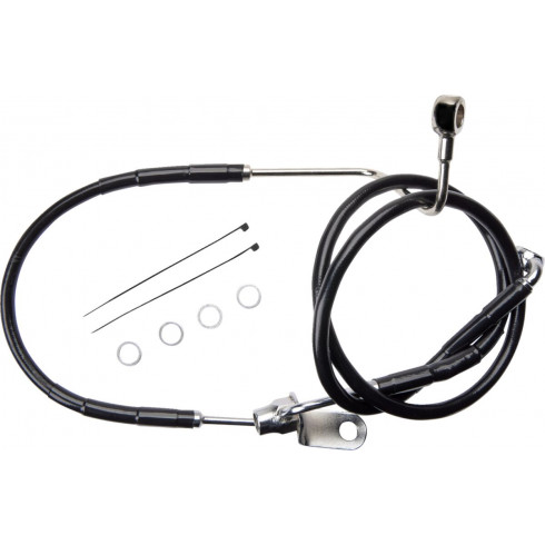 Спирачен маркуч rr non abs bl DRAG SPECIALTIES 621225-BLK Спирачен маркуч rr non abs bl DRAG SPECIALTIES 621225-BLK