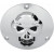 3-d череп капак на съединител chrome 3-hole DRAG SPECIALTIES 33-0061-PC thumb