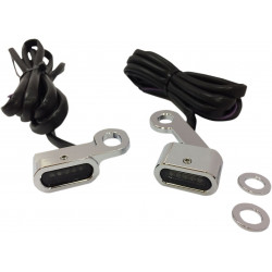 Светлини marker handlebar chrome/smoke LED DRAG SPECIALTIES L22-0231CMENU