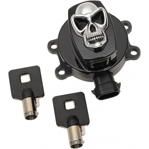 Ключ за запалване череп гланц черен DRAG SPECIALTIES E21-0214GBSKD Ключ за запалване череп гланц черен DRAG SPECIALTIES E21-0214GBSKD
