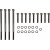 Комплект болтове за основен капак с черна хромирана глава KNURLED DRAG SPECIALTIES MK673BK Комплект болтове за основен капак с черна хромирана глава KNURLED DRAG SPECIALTIES MK673BK thumb
