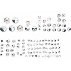 Комплект капачки за болтове deluxe chrome DRAG SPECIALTIES 352100