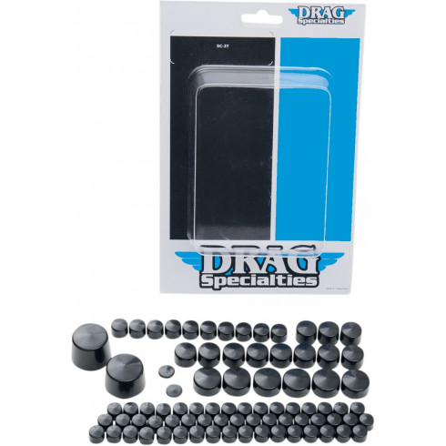 Комплект капачки за болтове стандартен черен DRAG SPECIALTIES 352012 Комплект капачки за болтове стандартен черен DRAG SPECIALTIES 352012