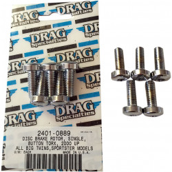 Комплект болтове за преден диск на главина хром DRAG SPECIALTIES MK771