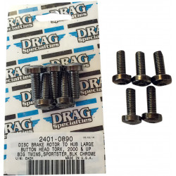 Комплект болтове за монтаж на предна главина на дискови спирачки черен DRAG SPECIALTIES MK771BK Комплект болтове за монтаж на предна главина на дискови спирачки черен DRAG SPECIALTIES MK771BK