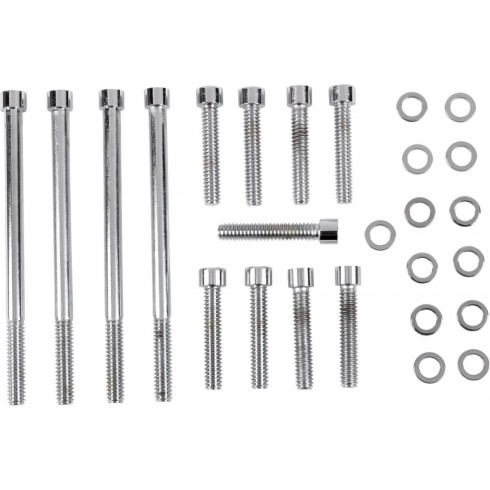 Комплект болтове M8 outer primary smooth socket head chrome DRAG SPECIALTIES MK787S Комплект болтове M8 outer primary smooth socket head chrome DRAG SPECIALTIES MK787S