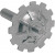 Край на десен бутален прът на съединителя DRAG SPECIALTIES 370186-BC3 thumb