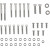 Комплект хромирани болтове за първично покритие с накатена глава DRAG SPECIALTIES MK266 thumb