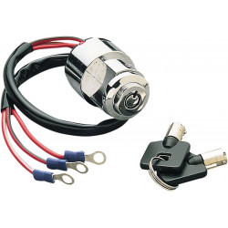 Ключ за запалване с кръгъл ключ OFF/IGN/IGN+LIGHT-POSITION DRAG SPECIALTIES K714-K3-BC203 Ключ за запалване с кръгъл ключ OFF/IGN/IGN+LIGHT-POSITION DRAG SPECIALTIES K714-K3-BC203
