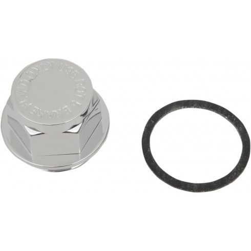Капачка на заден главен цилиндър хром DRAG SPECIALTIES 17-0027-BC104 Капачка на заден главен цилиндър хром DRAG SPECIALTIES 17-0027-BC104