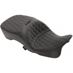 Седалка large touring double diamond stitch, която приема облегалки, монтирани на рамката DRAG SPECIALTIES 0801-1111
