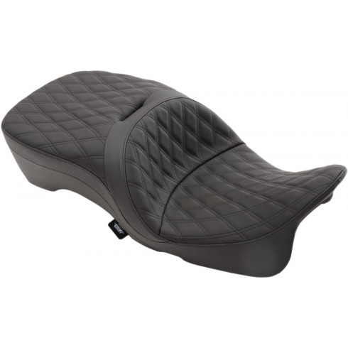 Седалка large touring double diamond stitch, която приема облегалки, монтирани на рамката DRAG SPECIALTIES 0801-1111 Седалка large touring double diamond stitch, която приема облегалки, монтирани на рамката DRAG SPECIALTIES 0801-1111