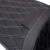 Седалка Freedom винил double diamond сребристи шевове FLH 2009-23 DRAG SPECIALTIES 0801-1482 thumb