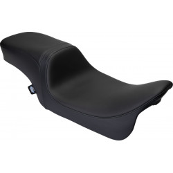 Седалка Predator 2Up - Solar Leather - черна - гладка - FLH DRAG SPECIALTIES 08801-1495