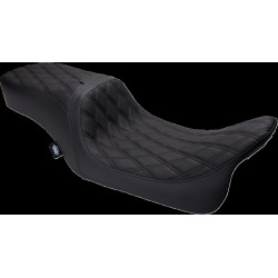 Седалка Predator 2up с опция за облегалка Blk DD винил FLH 08-23 DRAG SPECIALTIES 0801-1500 Седалка Predator 2up с опция за облегалка Blk DD винил FLH 08-23 DRAG SPECIALTIES 0801-1500