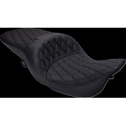 Седалка Freedom Tour, Bk DD с Bk stch винил, FLHT/R/X, FLHTC/U/G DRAG SPECIALTIES 08011504-4676B