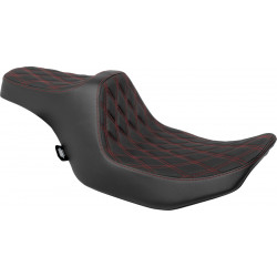 Седалка Predator 3 double diamond red vinyl touring DRAG SPECIALTIES 4686D