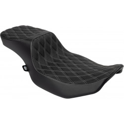 Седалка Predator 2up Performance DD Slvr Vinyl Extended Reach DRAG SPECIALTIES 4691C