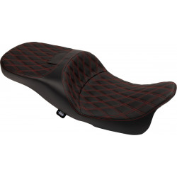 Седалка Freedom extended reach DD stitch червен винил touring DRAG SPECIALTIES 4696D Седалка Freedom extended reach DD stitch червен винил touring DRAG SPECIALTIES 4696D