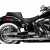 Седалка Predator III 2-Up - двойно диамантена - червен конец - FL DRAG SPECIALTIES 4689D thumb